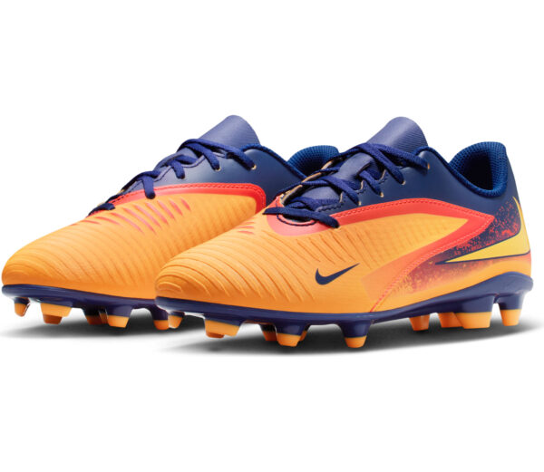 NIKE JR PHANTOM 6 LOW CLUB FG/MG EH LASER ORANGE/LEMON VENOM-BLUE – Bild 7