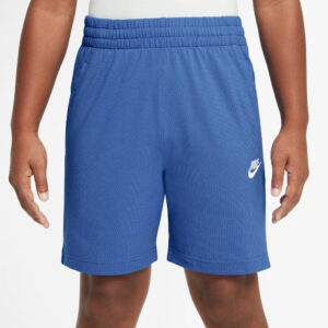 NIKE K NSW CLUB KNIT SHORT 6IN LBR COMET BLUE/COMET BLUE/WHITE
