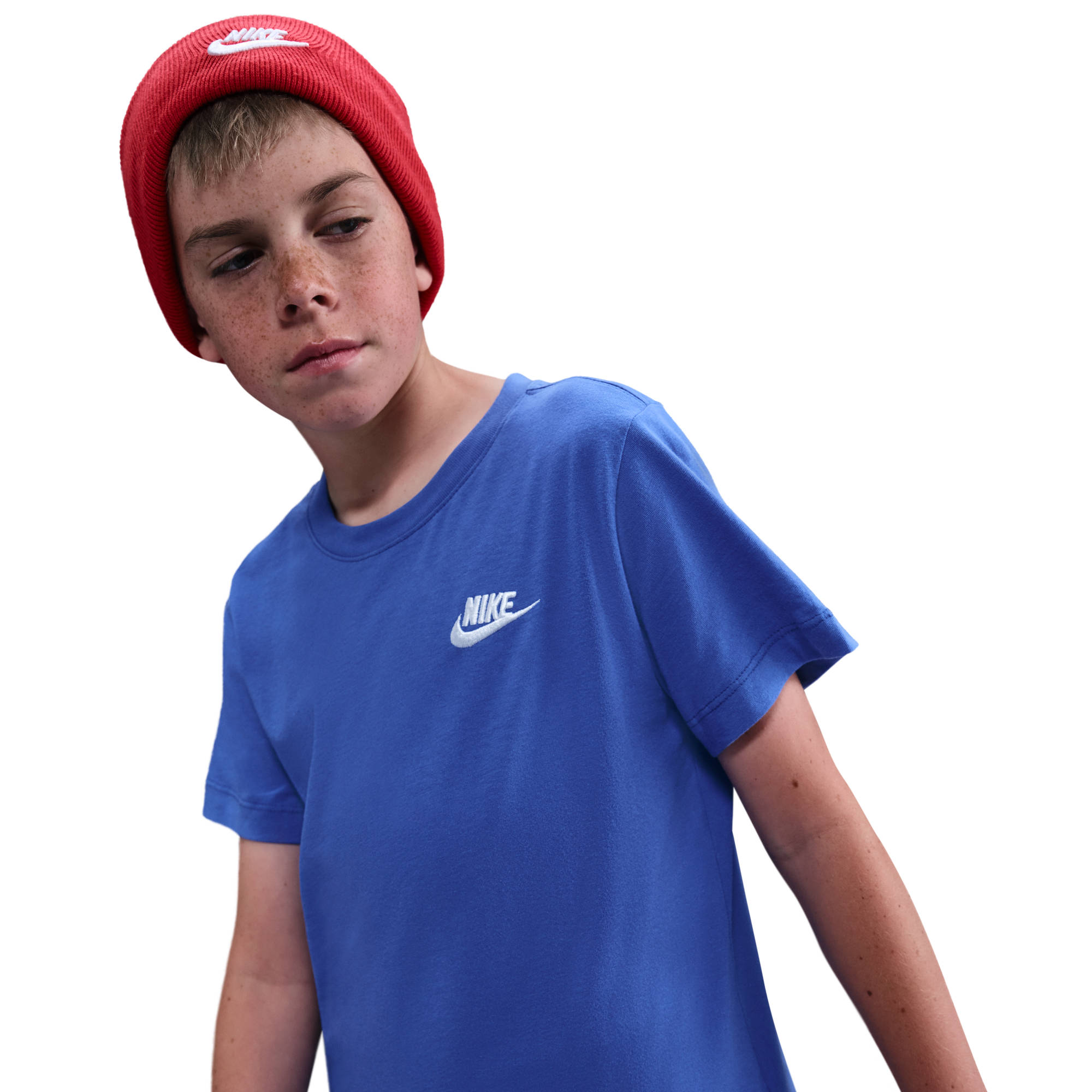 NIKE K NSW TEE EMB FUTURA LBR COMET BLUE – Bild 3