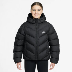 NIKE K NSW TF ADP PUFFER BLACK/WHITE