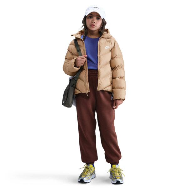 NIKE K NSW TF ADP PUFFER HEMP/WHITE – Bild 4