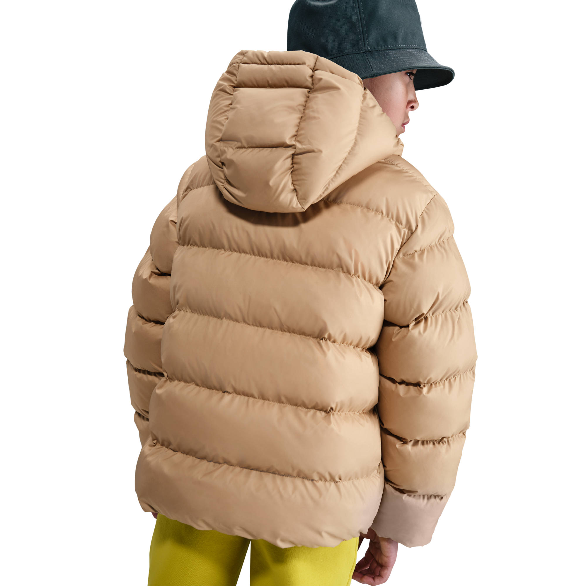 NIKE K NSW TF ADP PUFFER HEMP/WHITE – Bild 5