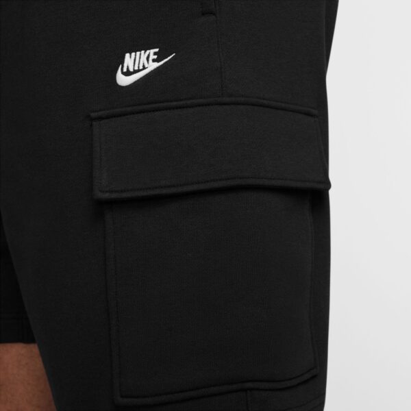NIKE M NK CLUB BB CARGO SHORT BLACK/BLACK/WHITE – Bild 3