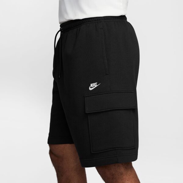 NIKE M NK CLUB BB CARGO SHORT BLACK/BLACK/WHITE – Bild 4