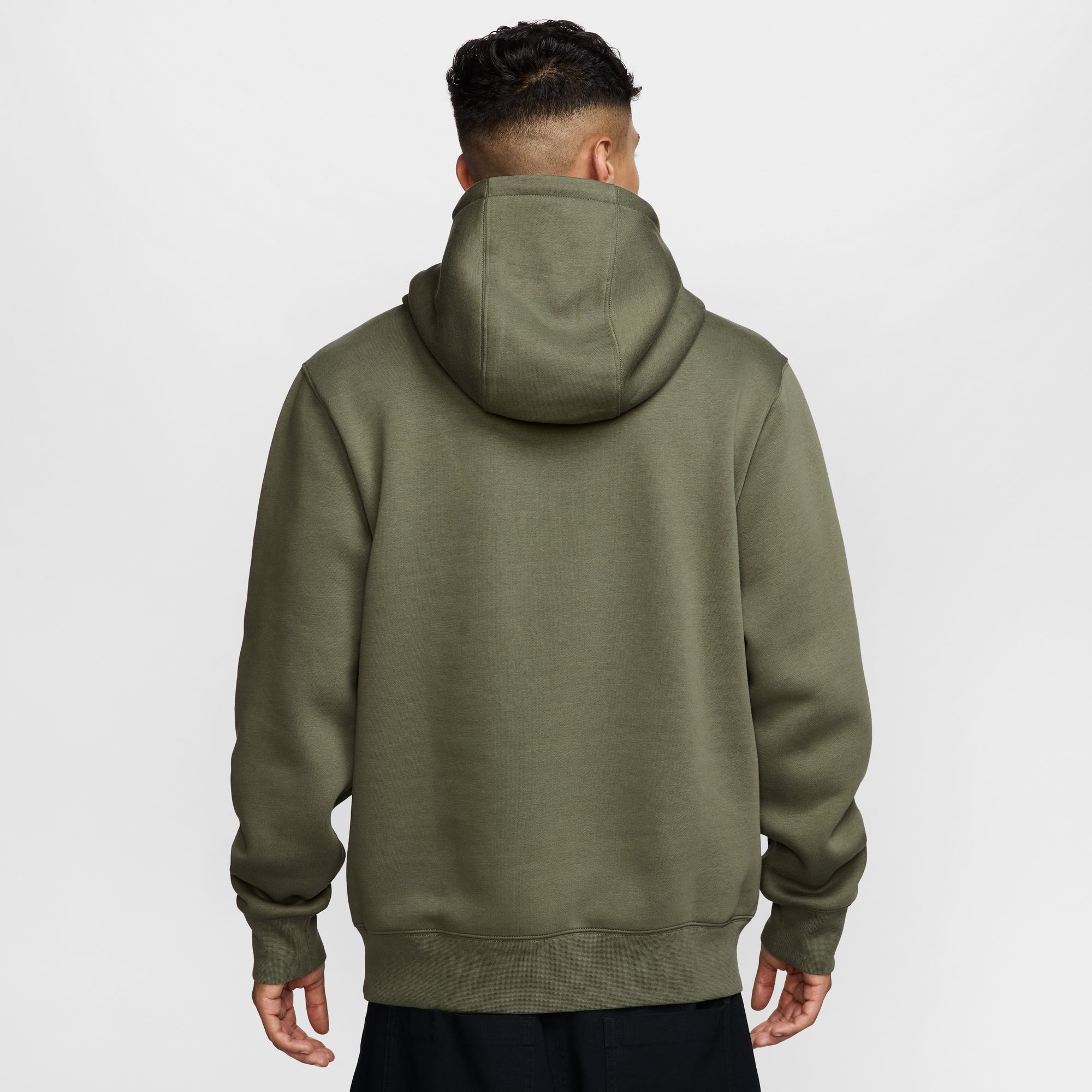 NIKE M NK CLUB BB PO HOODIE MEDIUM OLIVE/MEDIUM OLIVE/WHIT – Bild 2