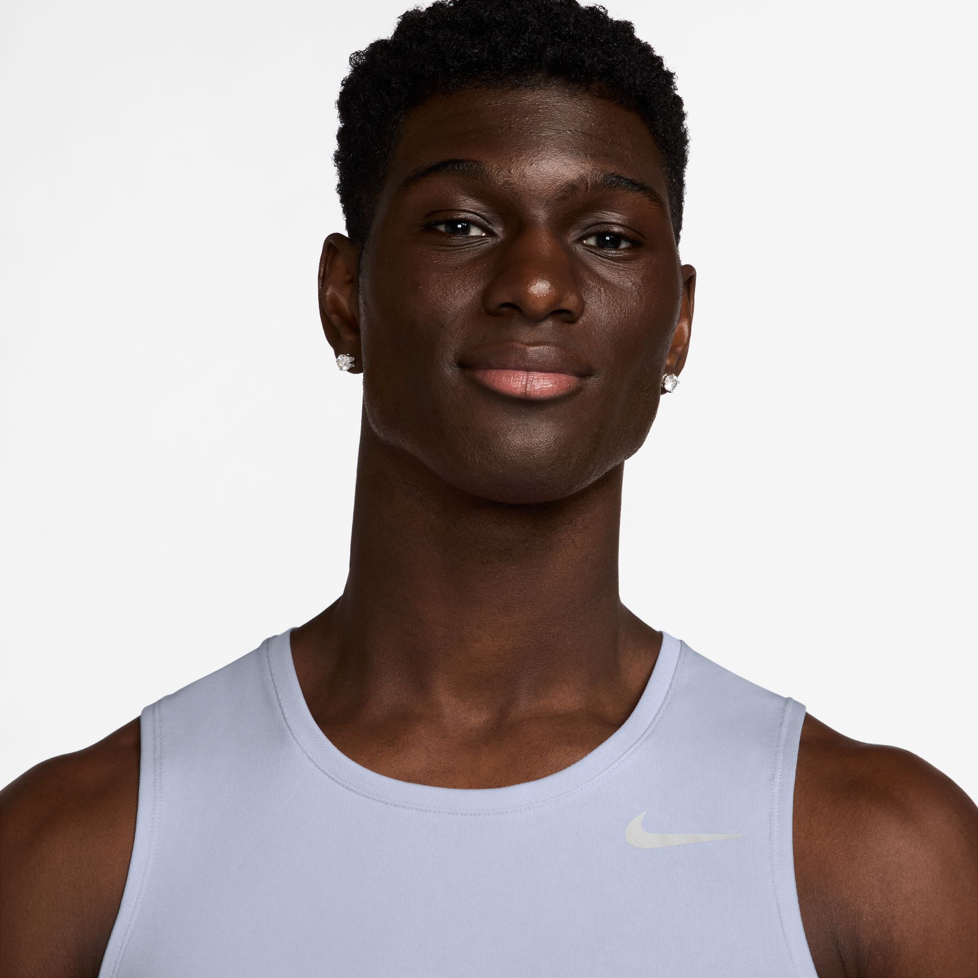 NIKE M NK DF MILER TANK GHOST/REFLECTIVE SILV – Bild 3