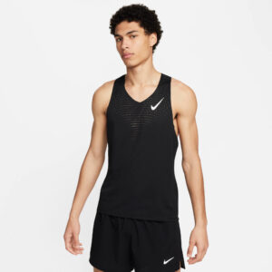 NIKE M NK DFADV AROSWFT SINGLET BLACK/SUMMIT WHITE