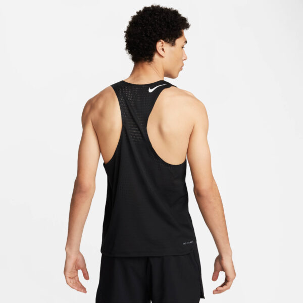 NIKE M NK DFADV AROSWFT SINGLET BLACK/SUMMIT WHITE – Bild 2