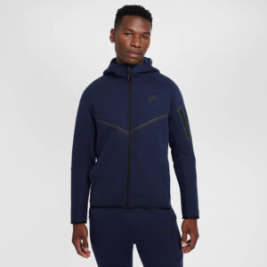 NIKE M NK TCH FLC FZ WR HOODIE OBSIDIAN/BLACK
