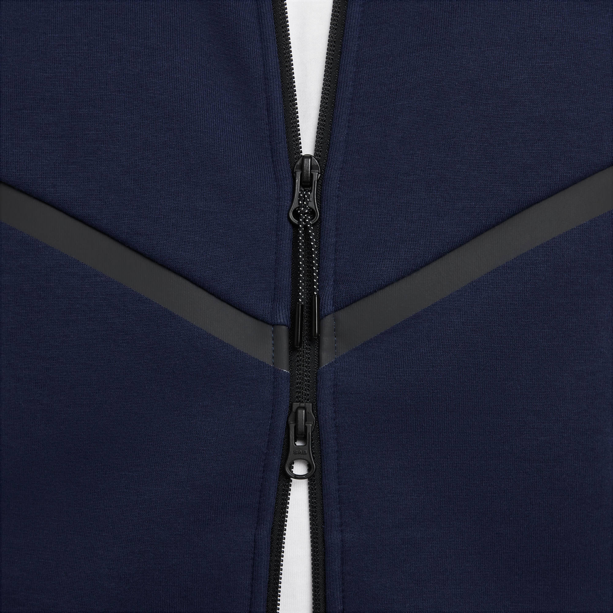 NIKE M NK TCH FLC FZ WR HOODIE OBSIDIAN/BLACK – Bild 5
