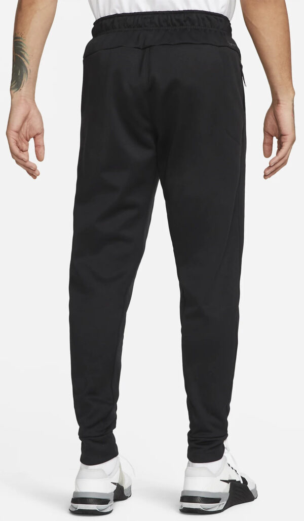 NIKE M NK TF PANT TAPER BLACK/BLACK/WHITE – Bild 4