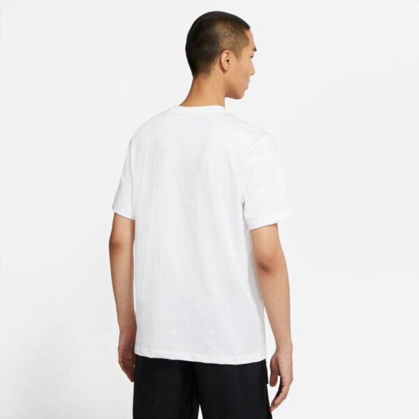 NIKE M NSW TEE ICON SWOOSH WHITE/BLACK – Bild 2