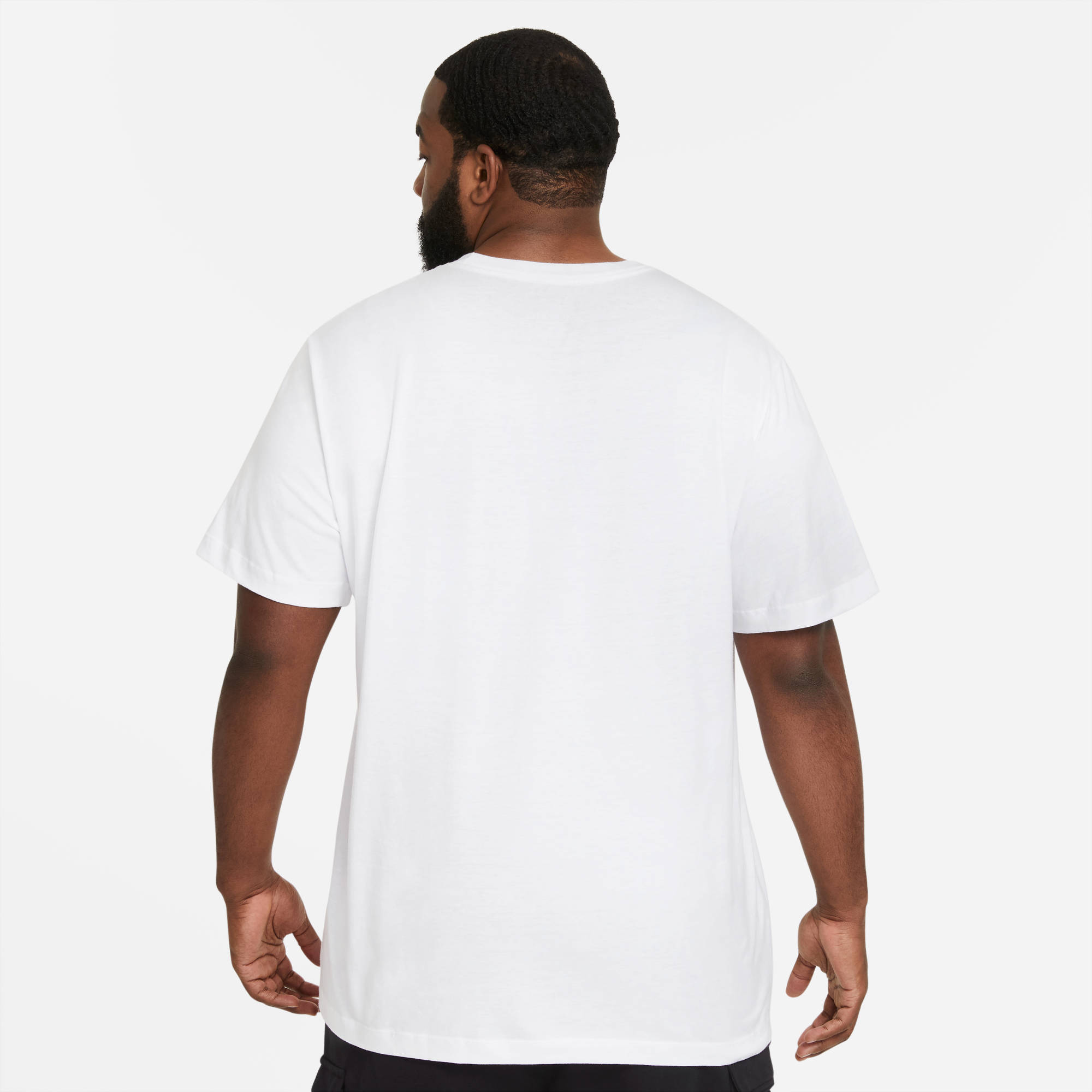 NIKE M NSW TEE ICON SWOOSH WHITE/BLACK – Bild 7