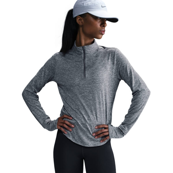 NIKE W NK SWIFT DF UV HZ TOP SMOKE GREY/HTR/REFLECTIVE SILV – Bild 3