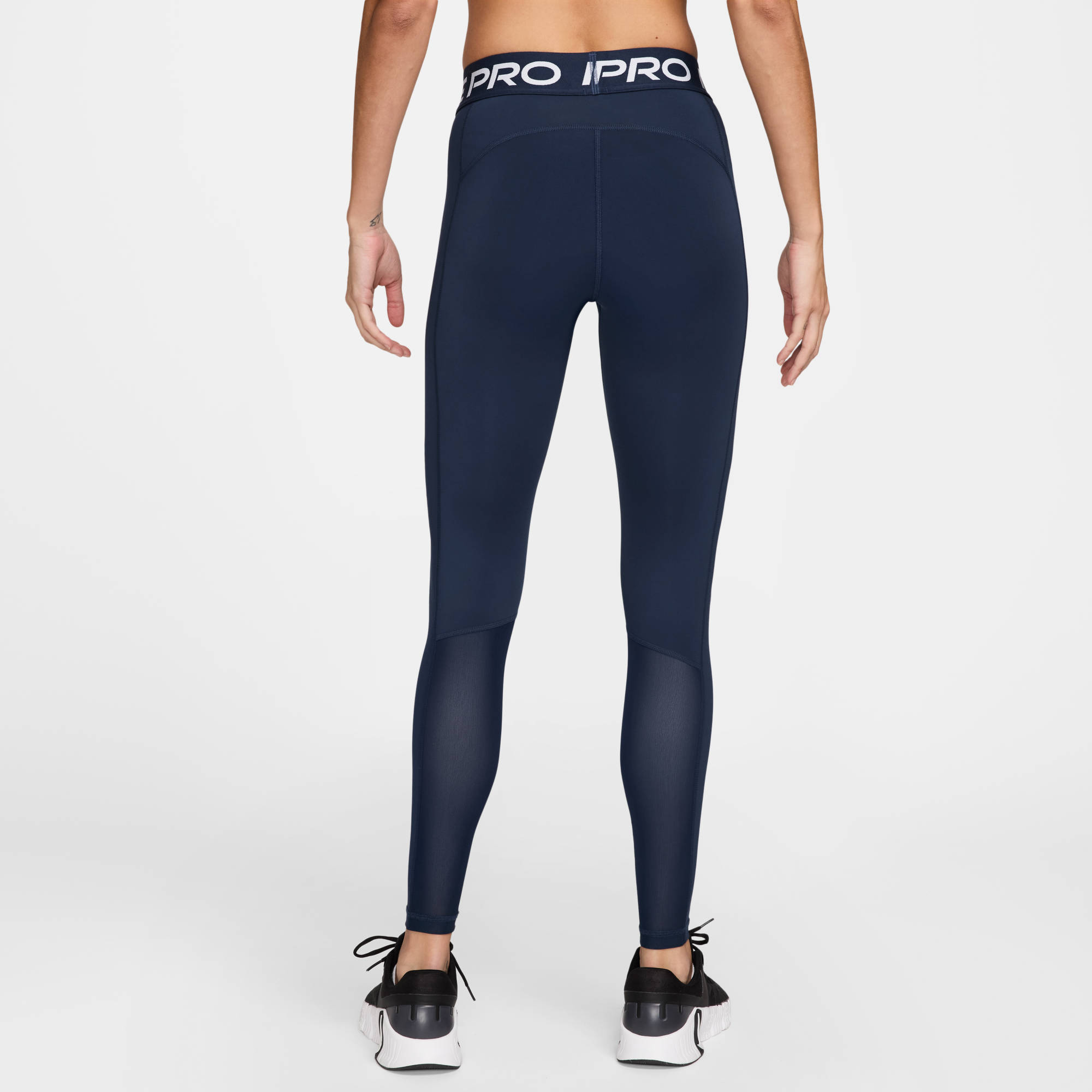NIKE W NP 365 TIGHT MIDNIGHT NAVY/WHITE – Bild 3
