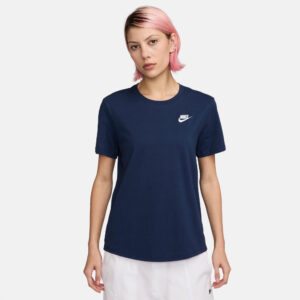 NIKE W NSW CLUB SS TEE MIDNIGHT NAVY