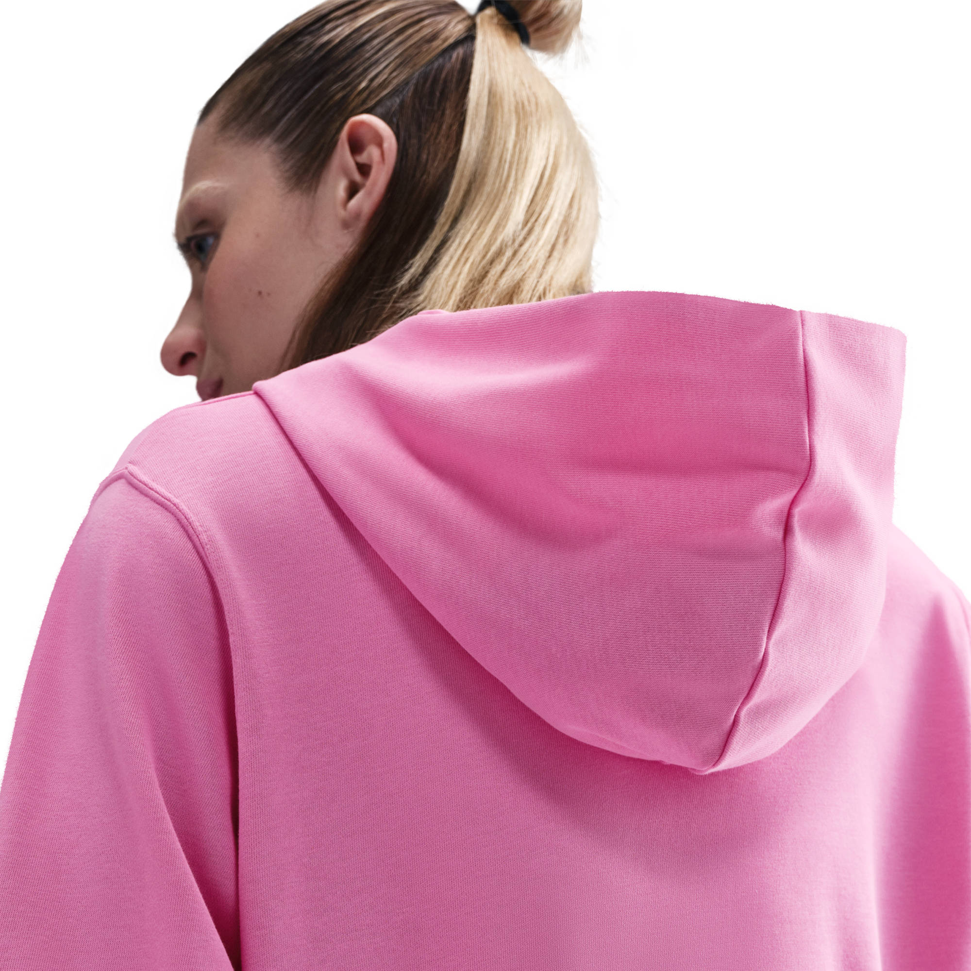 NIKE W NSW NK CHLL FT FZ HDY PLAYFUL PINK/SAIL – Bild 3