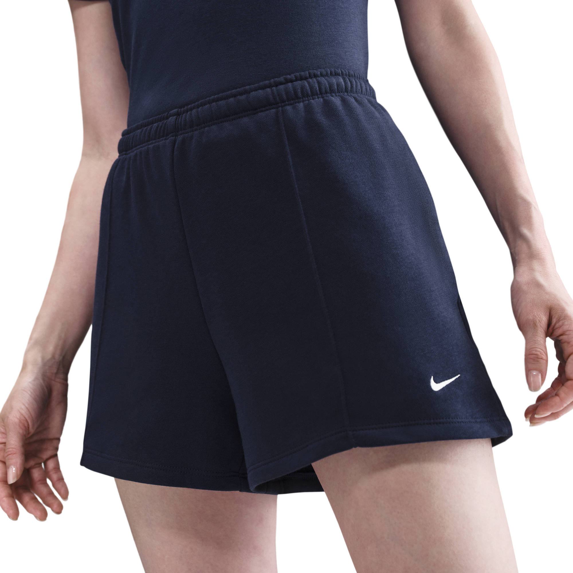 NIKE W NSW NK CHLL FT MR 4IN SHORT MIDNIGHT NAVY/SAIL – Bild 2
