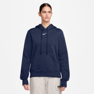 NIKE W NSW PHNX FLC STD PO HOODIE MIDNIGHT NAVY/SAIL