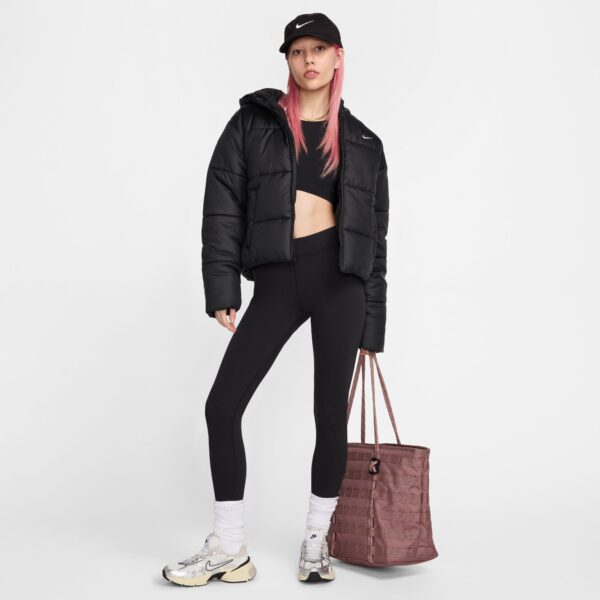 NIKE W NSW TF SYNFL NK CLSC PFR BLACK/WHITE – Bild 9
