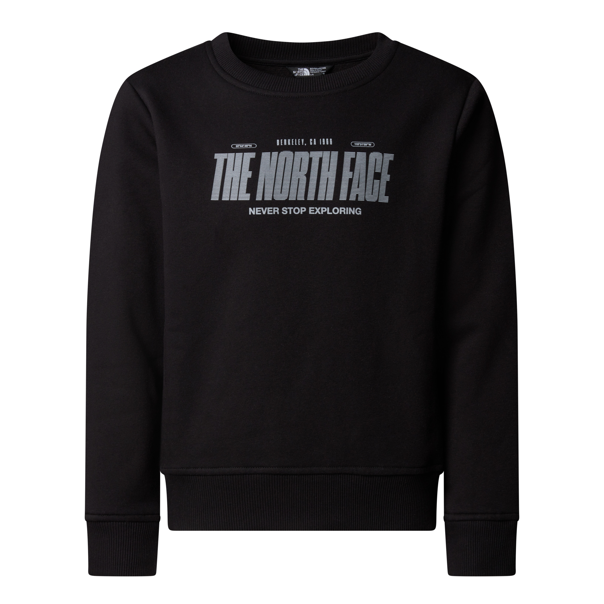 THE NORTH FACE B REFLECTIVE LOGO RELAXED CREW TNF BLACK