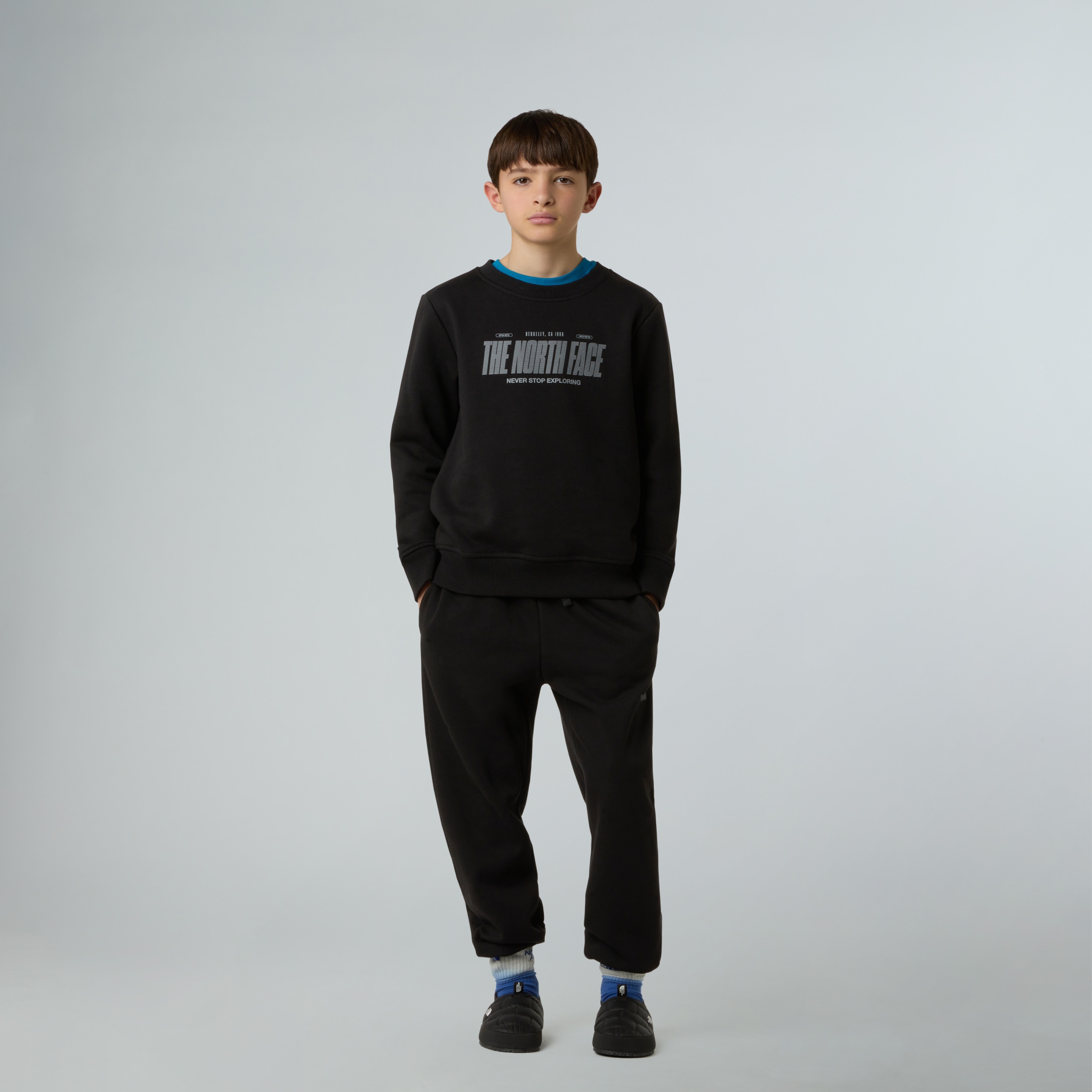 THE NORTH FACE B REFLECTIVE LOGO RELAXED CREW TNF BLACK – Bild 3