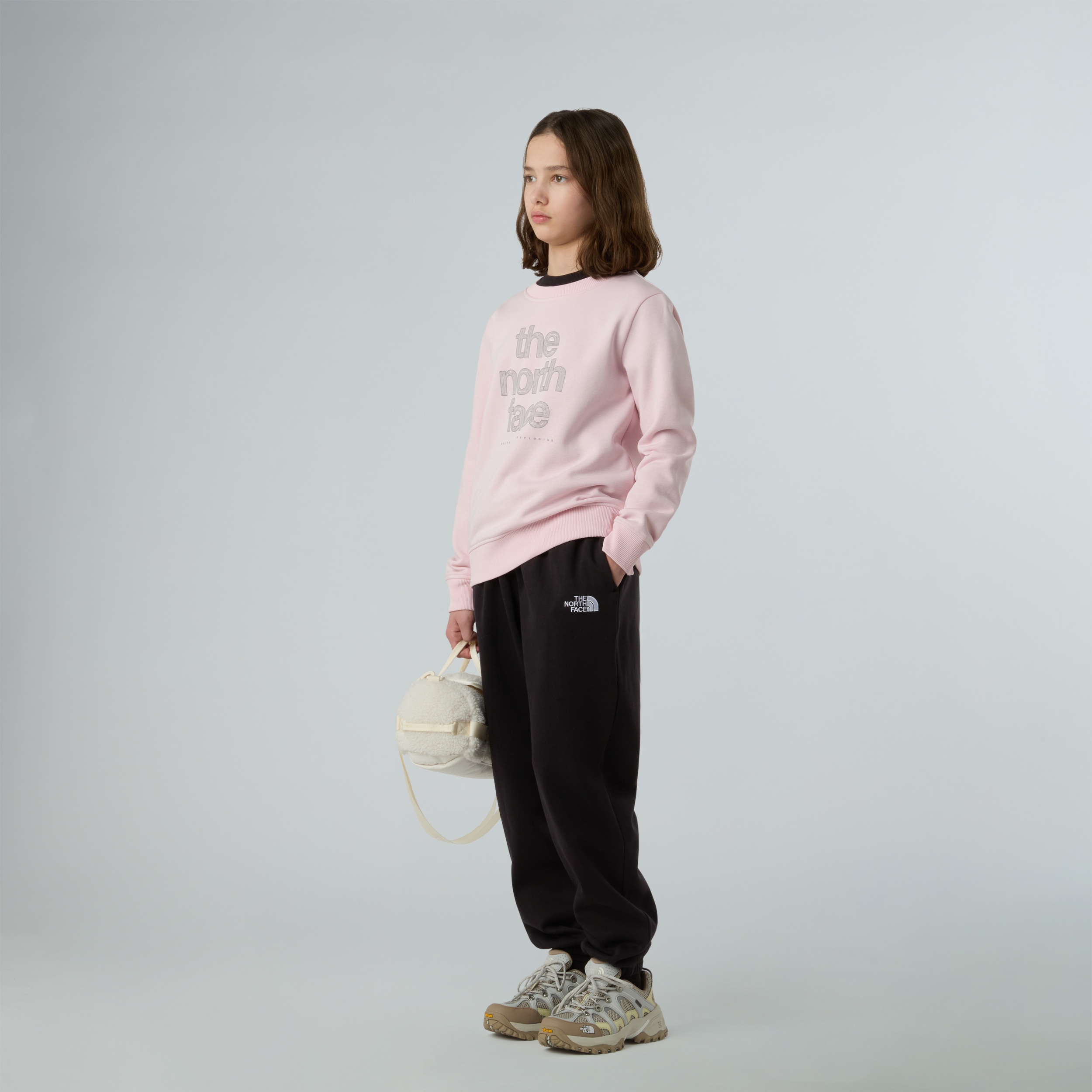 THE NORTH FACE G REFLECTIVE LOGO RELAXED CREW PALE BLOSSOM – Bild 3