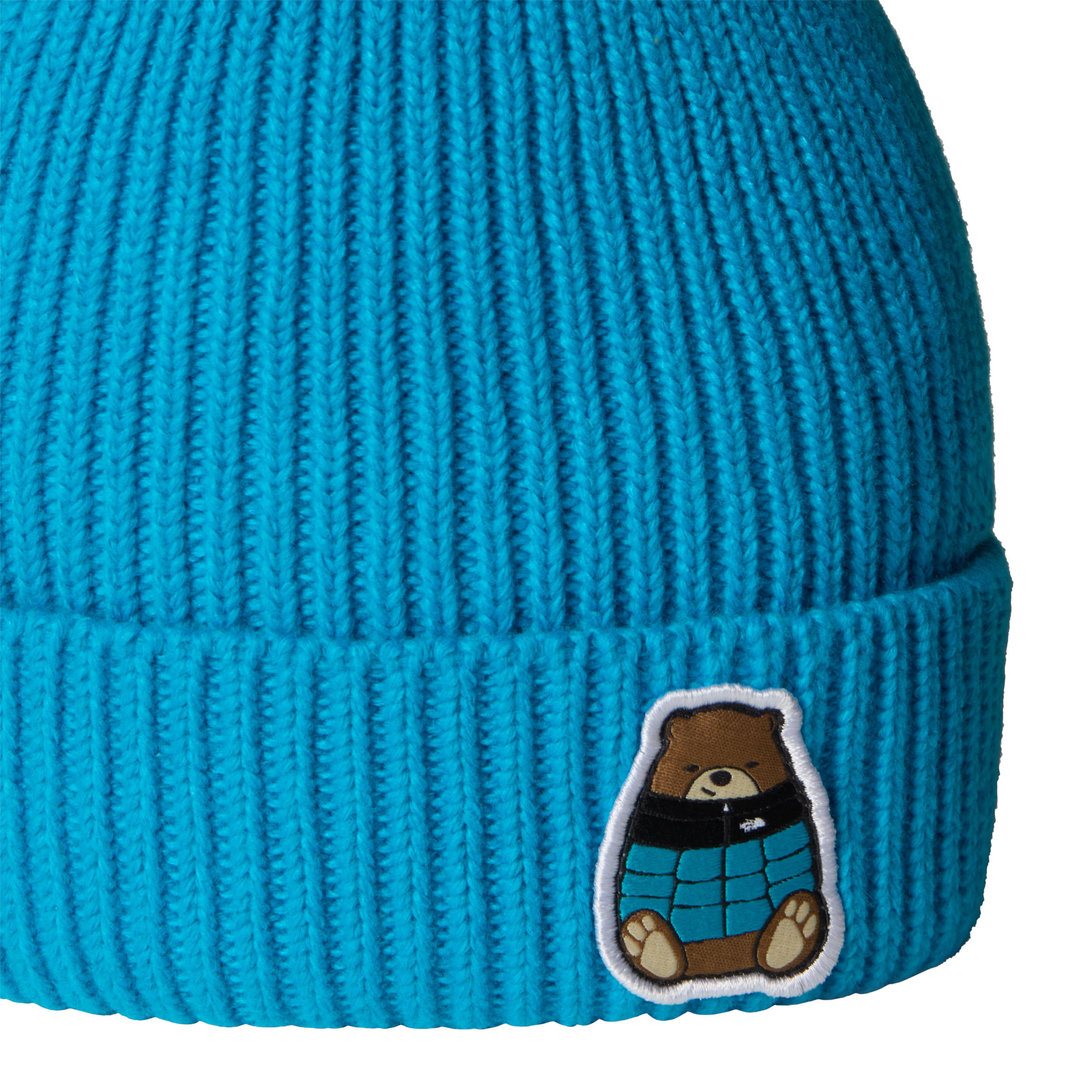 THE NORTH FACE KIDS TNF LOGO BOX CUFFED BEANI MERIDIAN BLUE/NUPTSE BE – Bild 3