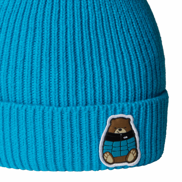 THE NORTH FACE KIDS TNF LOGO BOX CUFFED BEANI MERIDIAN BLUE/NUPTSE BE – Bild 3