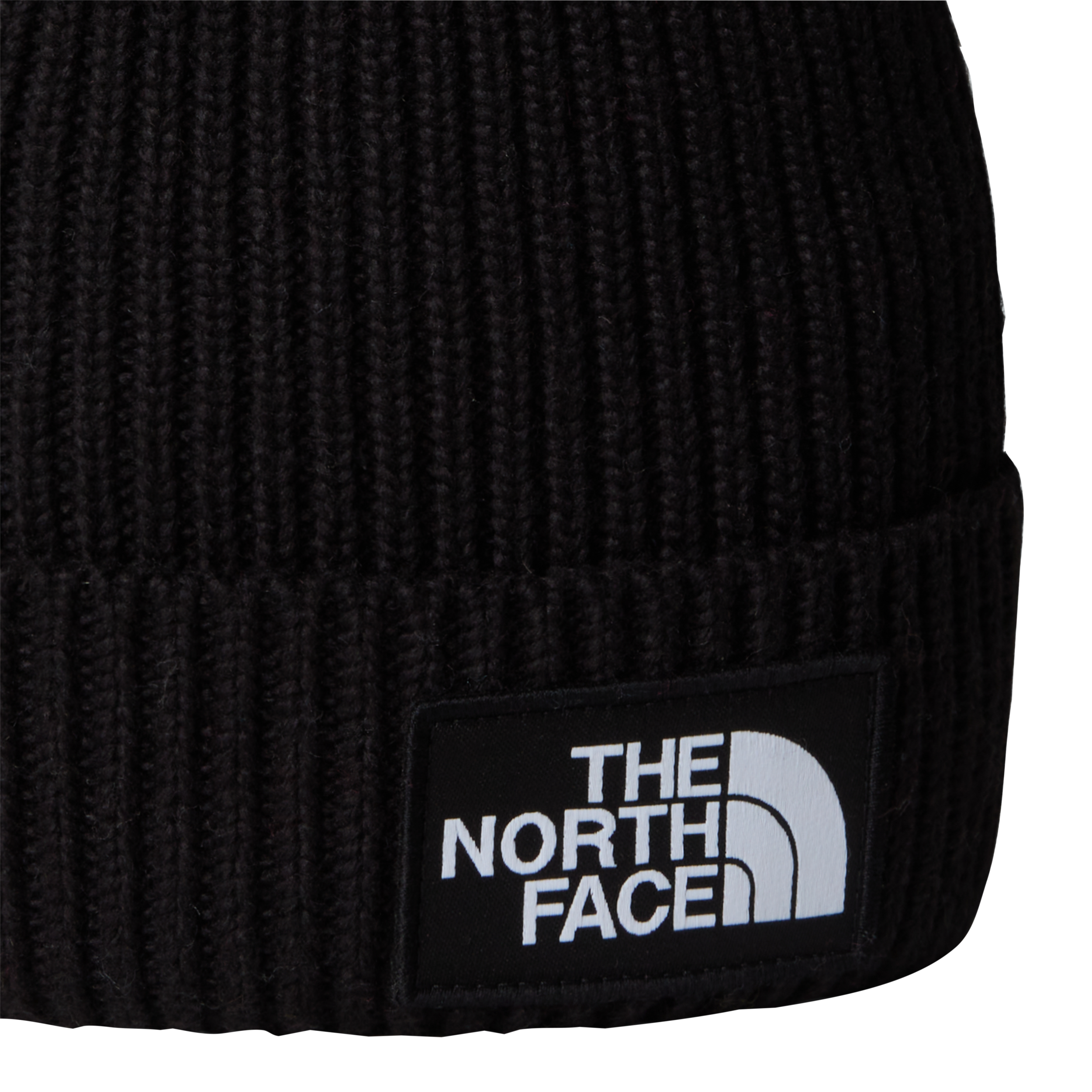 THE NORTH FACE KIDS TNF LOGO BOX CUFFED BEANI TNF BLACK – Bild 3