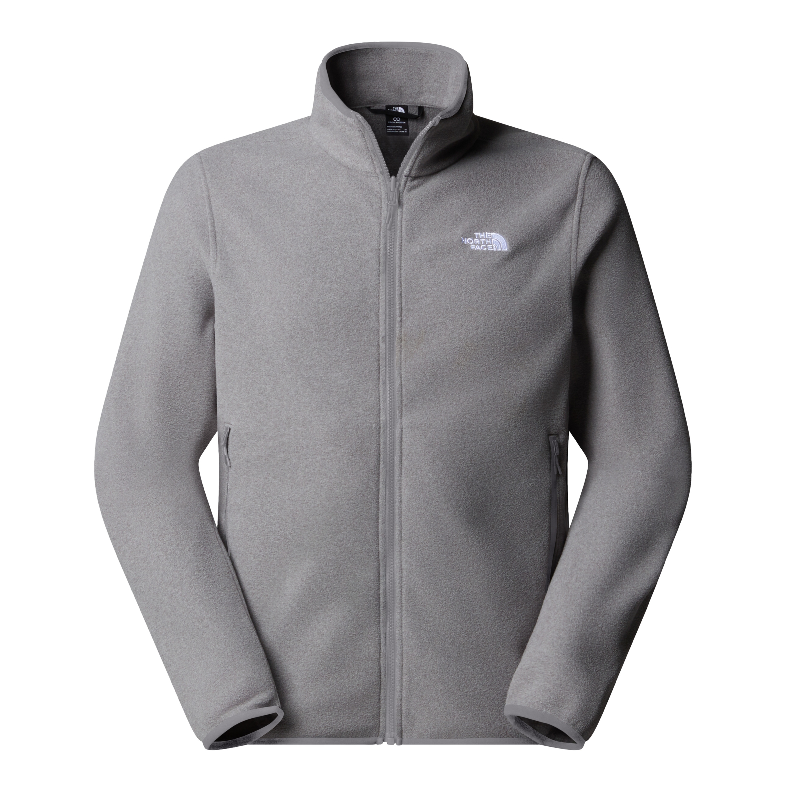 THE NORTH FACE M GLACIER FLEECE JACKET TNF MID GREY HEATHER