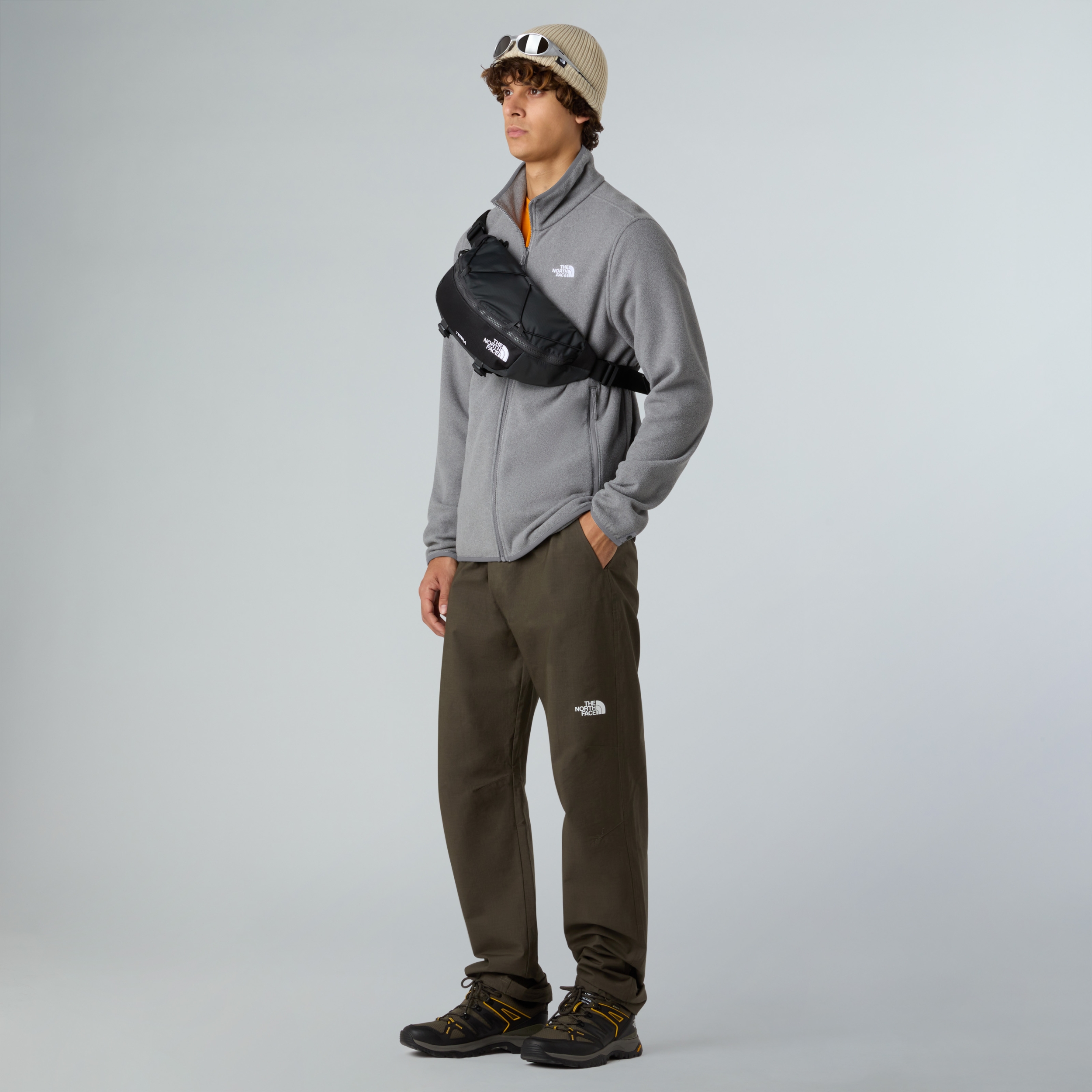 THE NORTH FACE M GLACIER FLEECE JACKET TNF MID GREY HEATHER – Bild 3