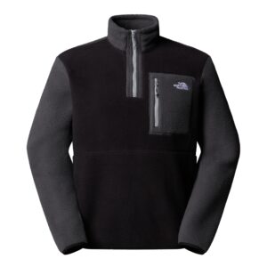 THE NORTH FACE M YUMIORI 1/4 ZIP TNFBLK/ASPHLTGRY/MNMNTGRY