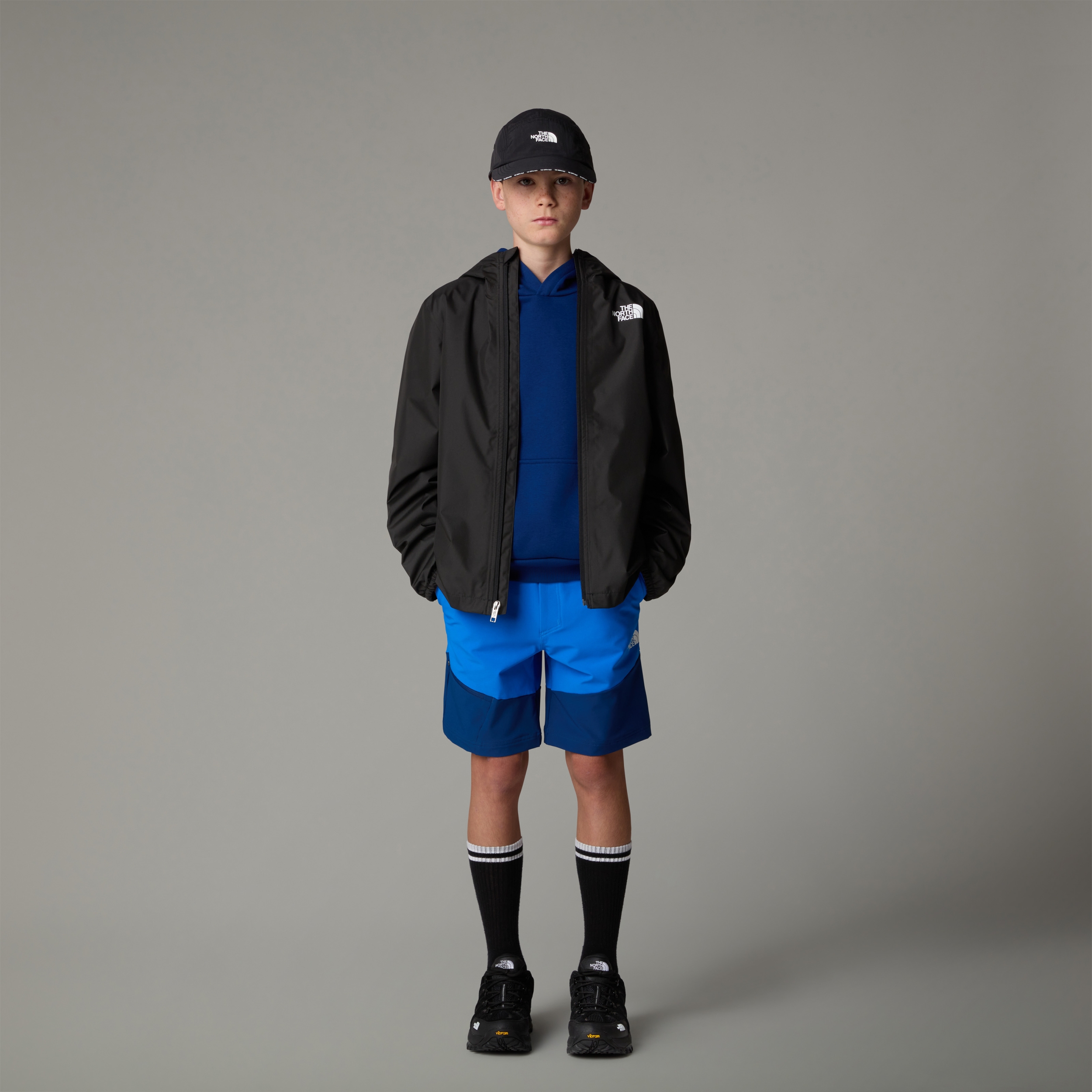 THE NORTH FACE TEEN ZIPLINE RAIN JACKET TNF BLACK – Bild 2