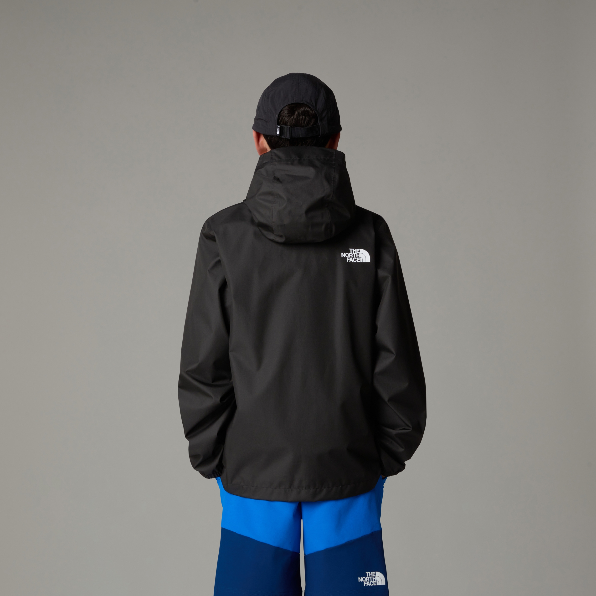 THE NORTH FACE TEEN ZIPLINE RAIN JACKET TNF BLACK – Bild 3