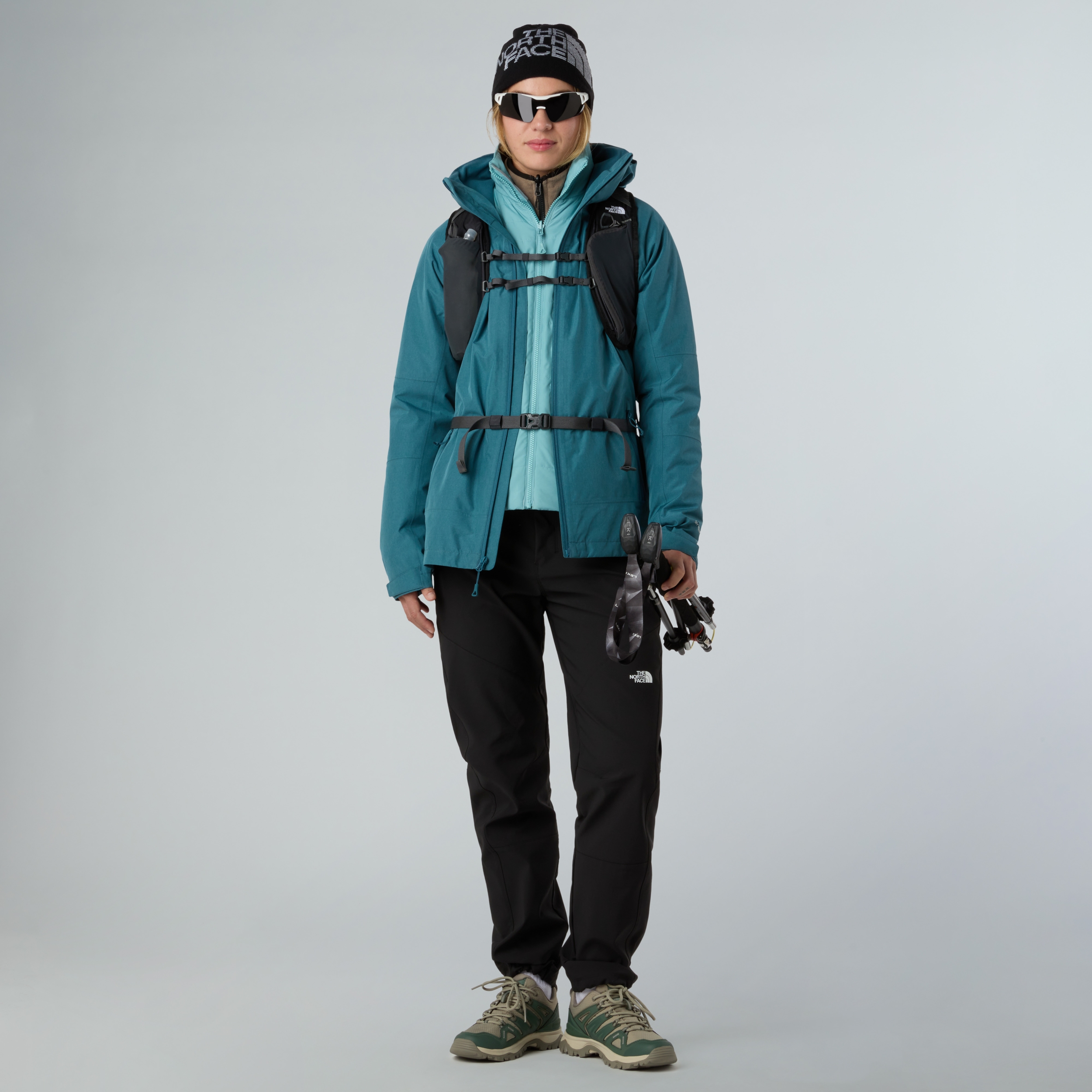 THE NORTH FACE W DIABLO REGULAR STRAIGHT PANTS TNF BLACK – Bild 2