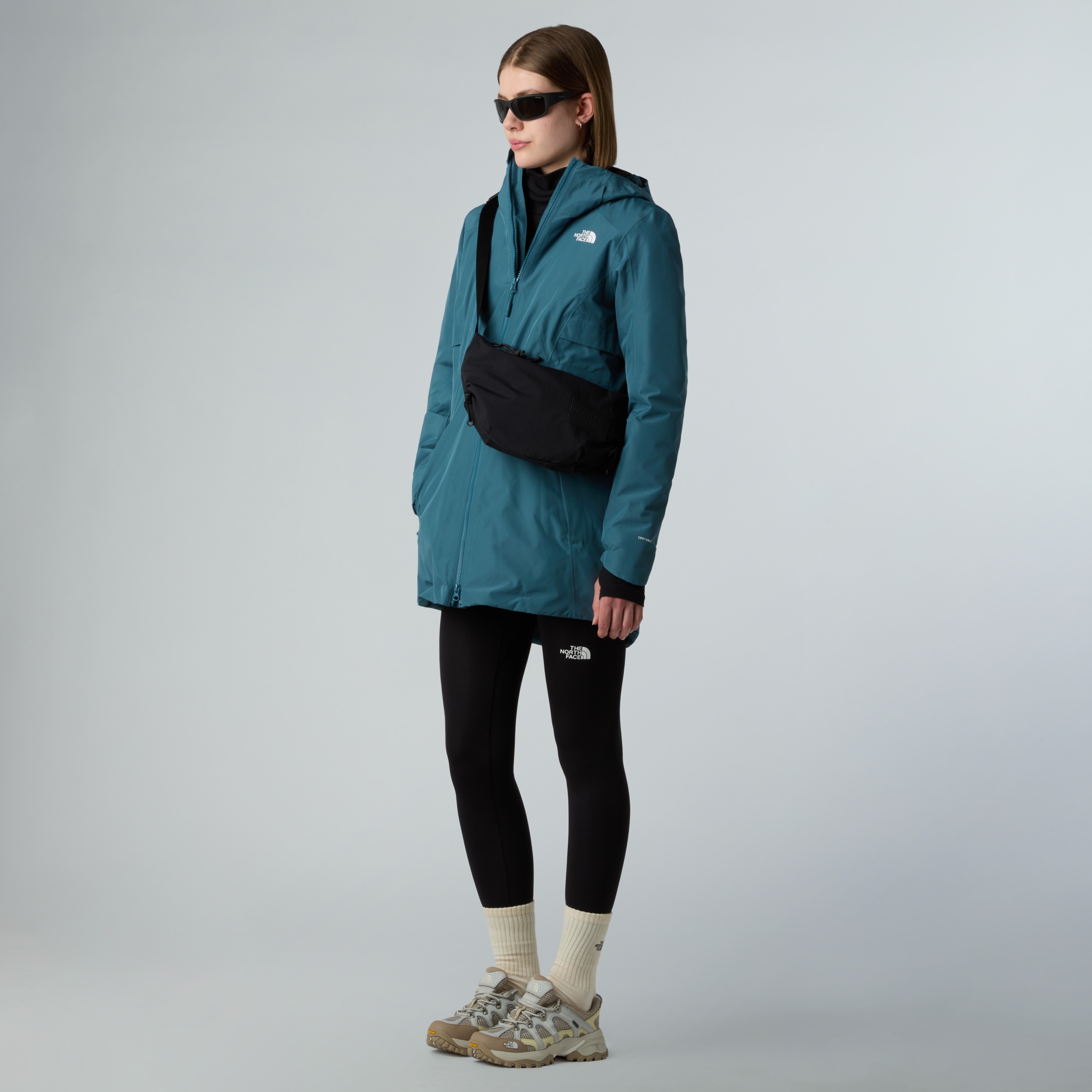 THE NORTH FACE W HIKESTELLER INSULATED PARKA SPACE/DEEP CYPRESS – Bild 2