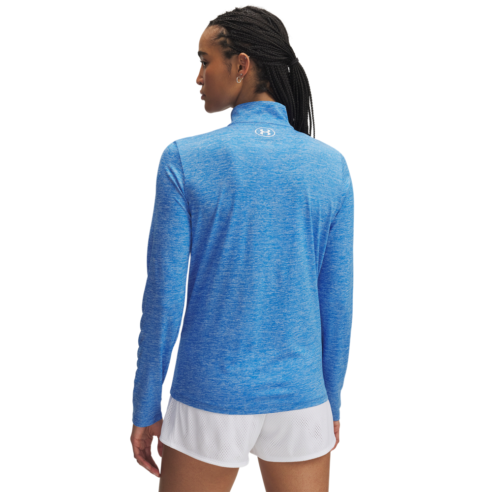 UNDER ARMOUR TECH 1/2 ZIP- TWIST BLUE ATLANTIS – Bild 2