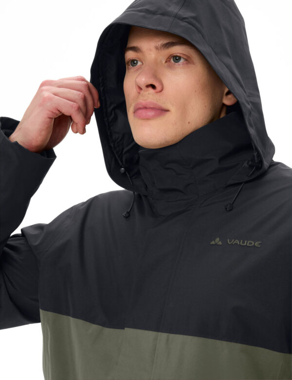 VAUDE Me Rosemoor 3in1 Jacket BLACK/KHAKI – Bild 6