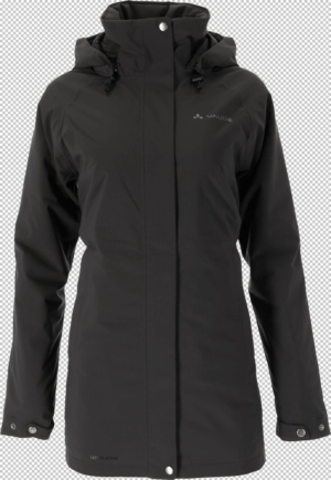 VAUDE SE Wo Cornia Coat II PHANTOM BLACK