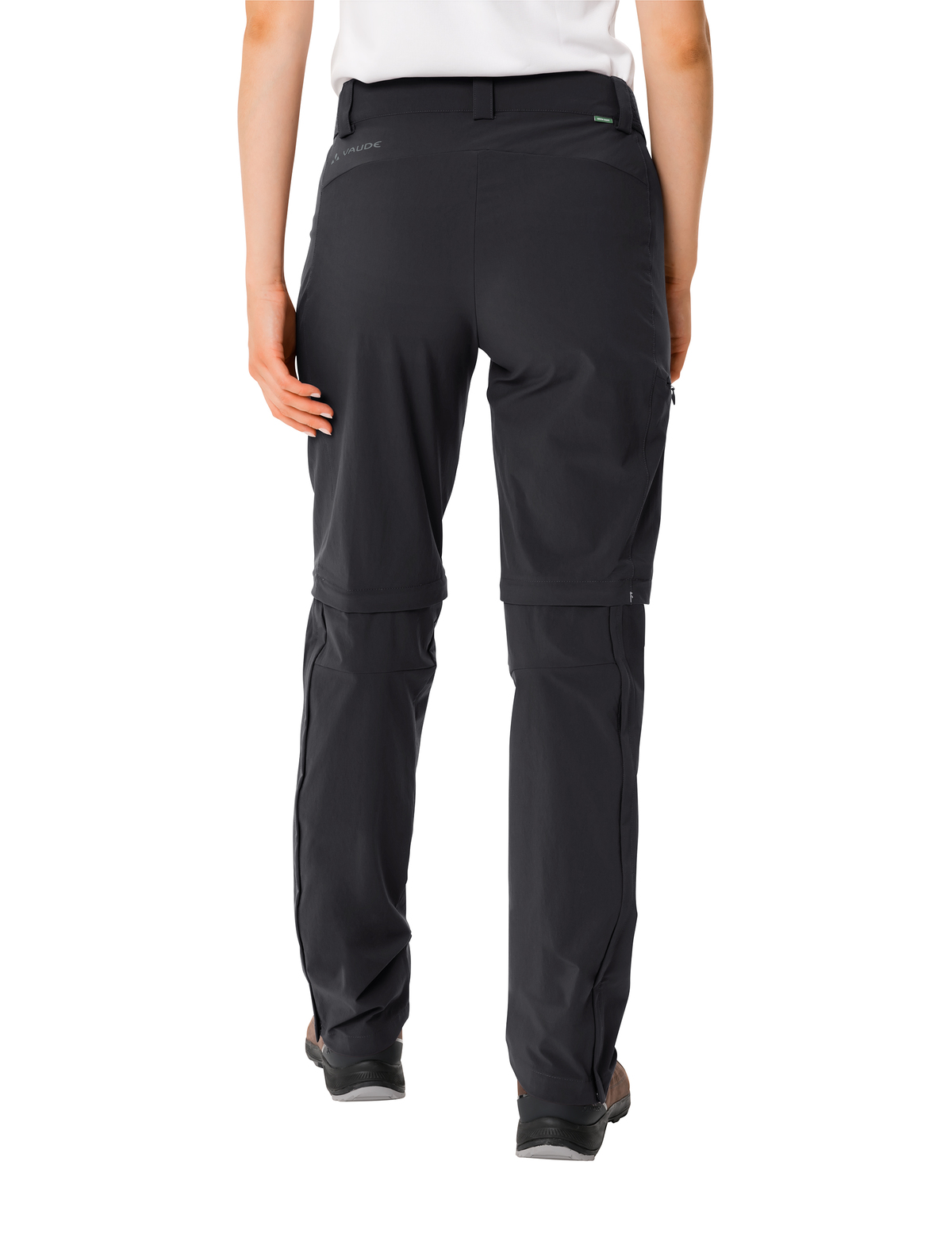 VAUDE Wo Farley Stretch ZO T-Zip Pants II BLACK – Bild 4