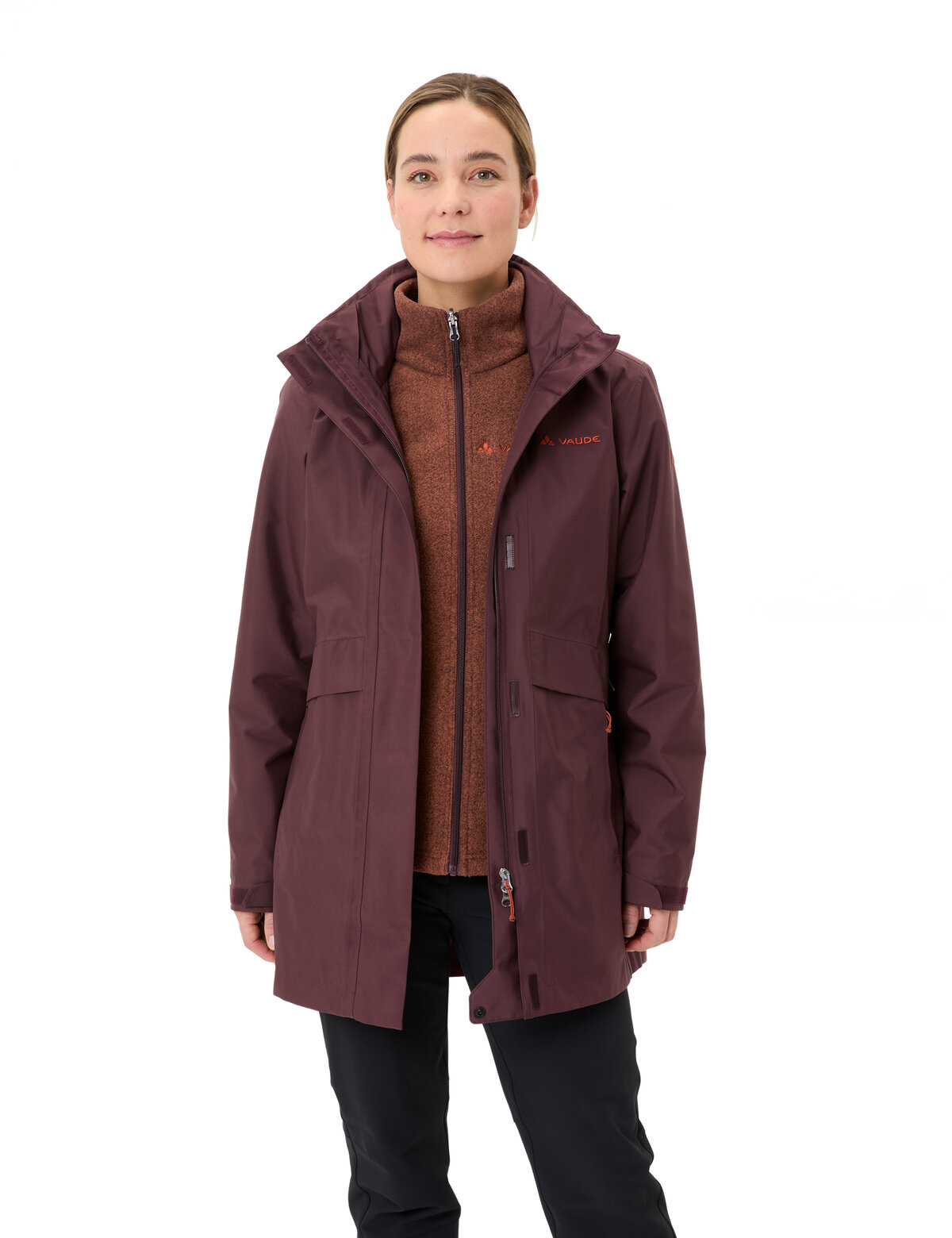 VAUDE Wo Idris 3in1 Parka IV DARK OAK – Bild 4
