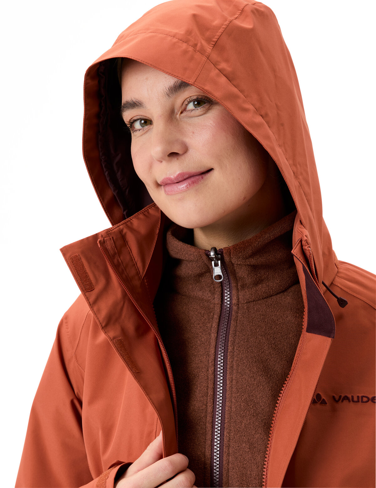 VAUDE Wo Rosemoor 3in1 Jacket II BUCKEYE – Bild 8