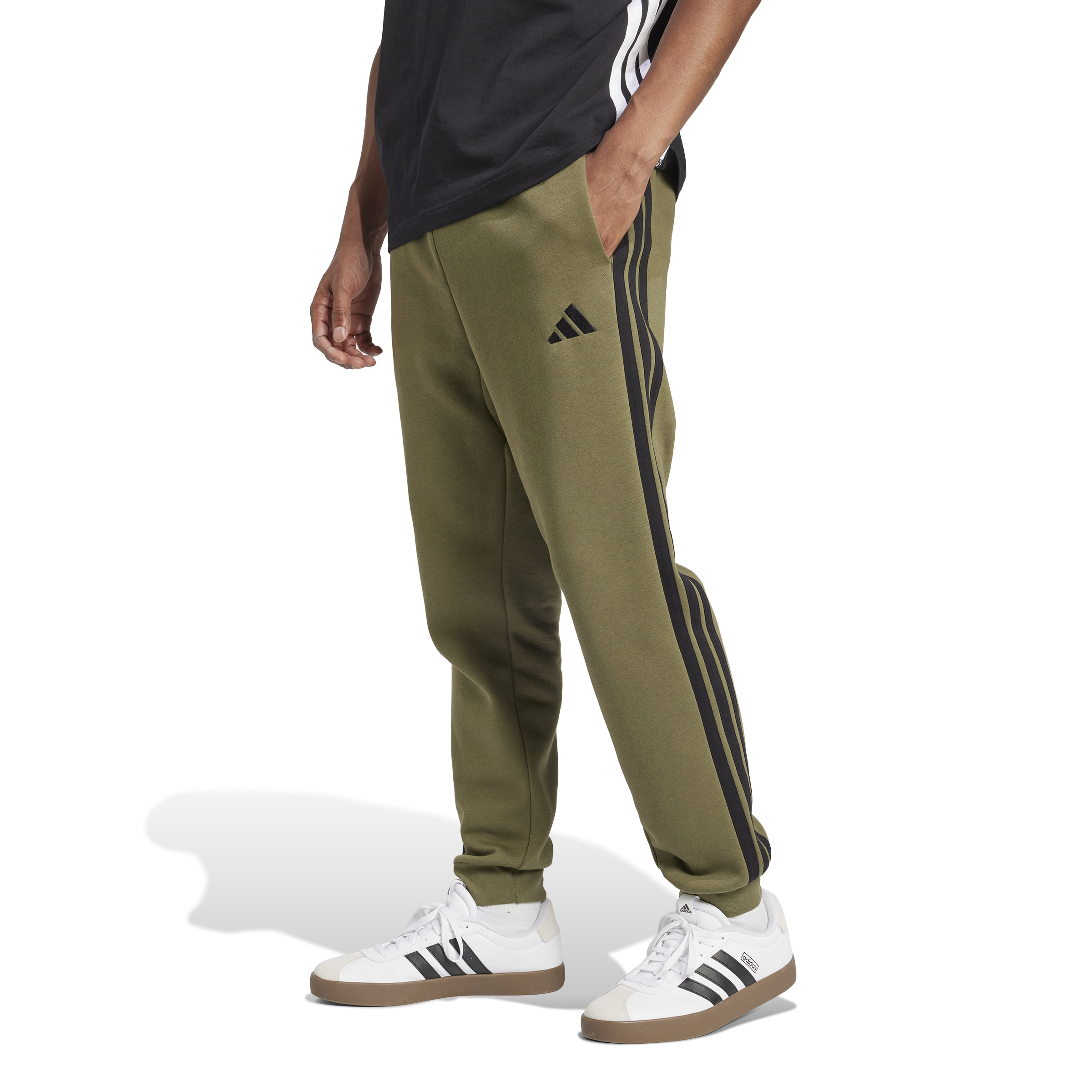 ADIDAS M 3S FL TC PT OLISTR/BLACK – Bild 2
