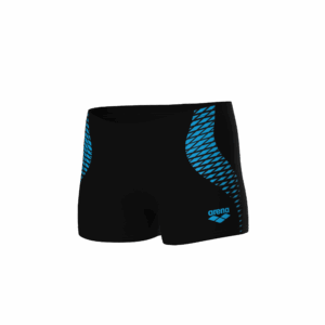 ARENA BOY'S ARENA OPENINGS SWIM SHOR BLACK-TURQUOISE