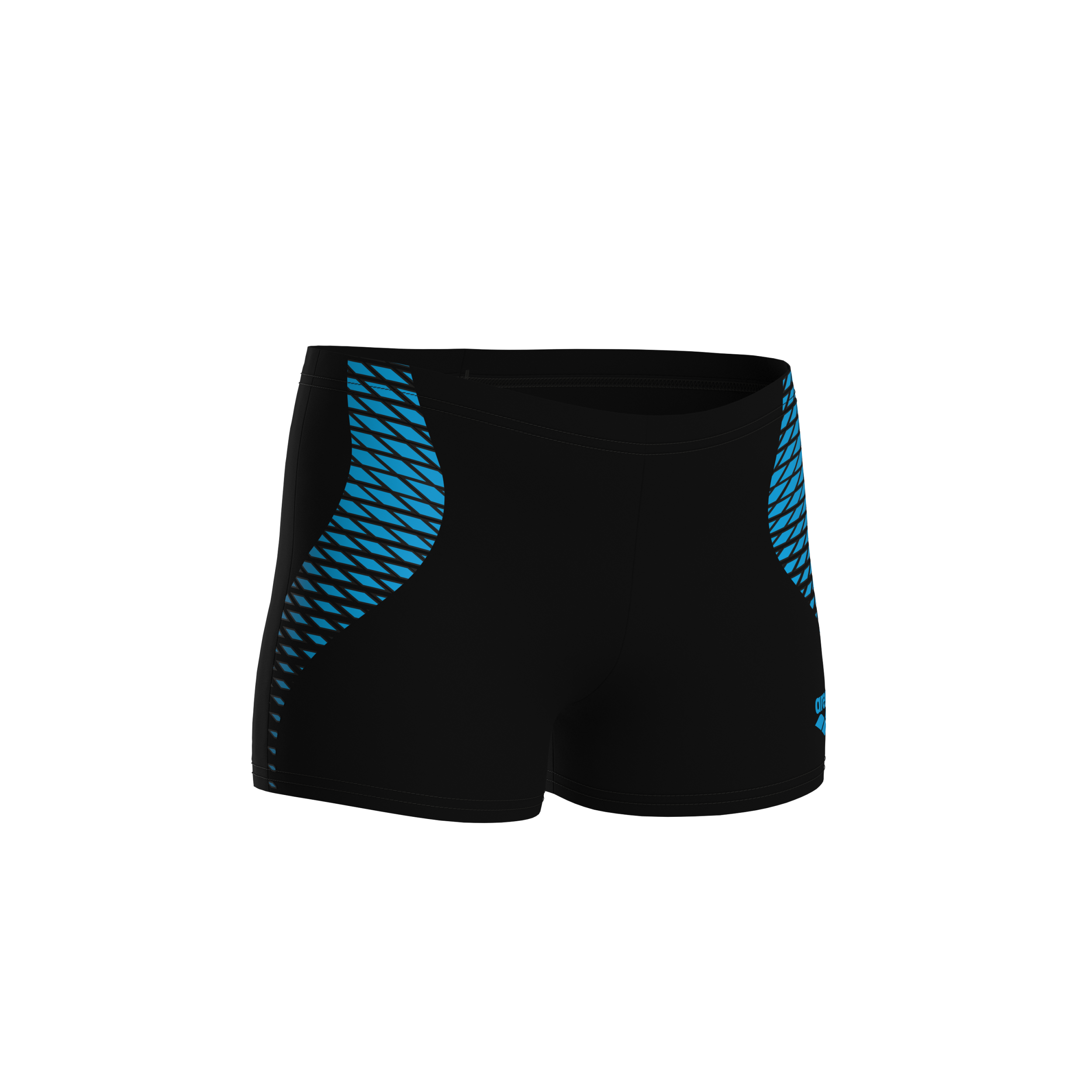 ARENA BOY'S ARENA OPENINGS SWIM SHOR BLACK-TURQUOISE – Bild 3