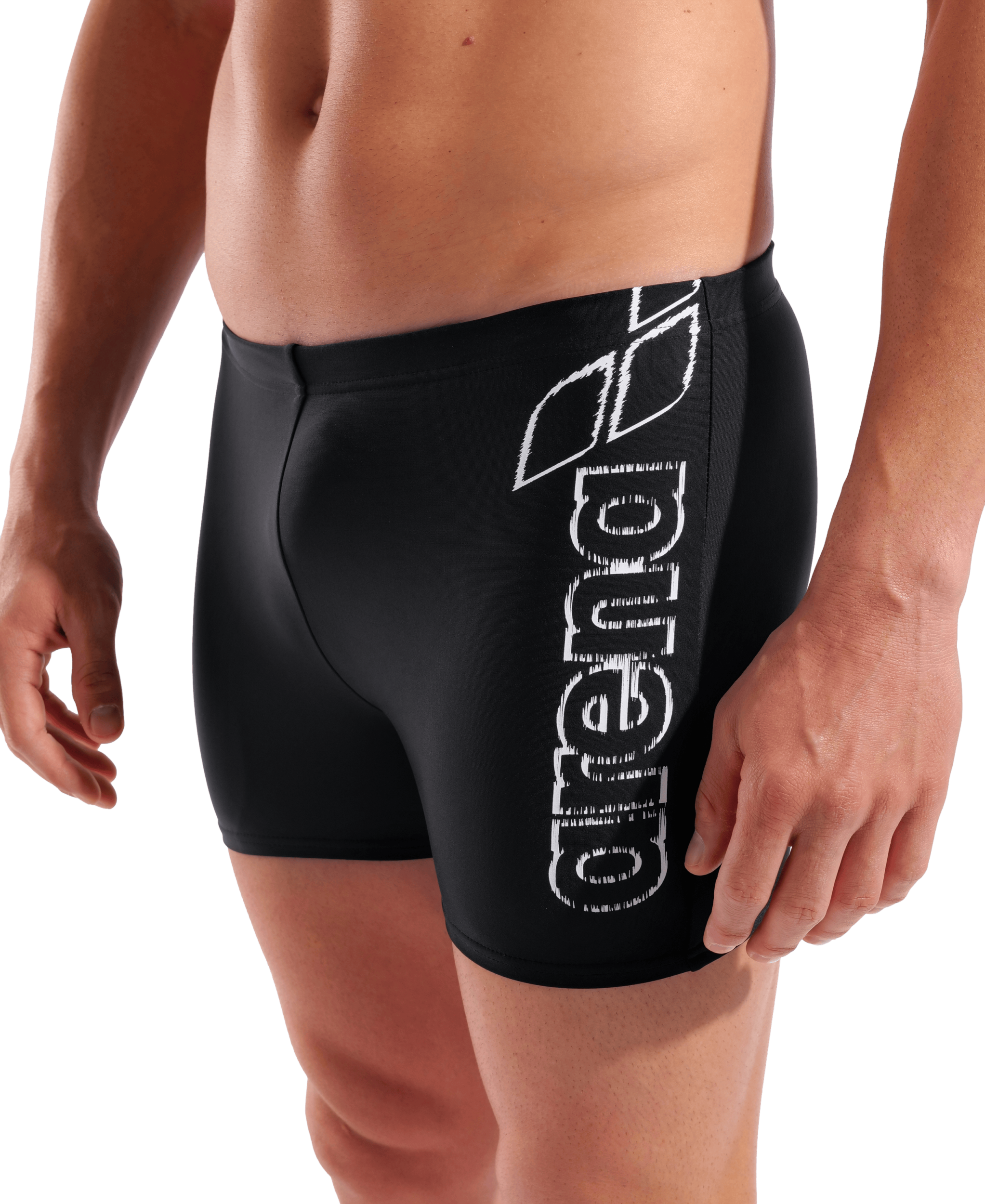 ARENA MEN'S ARENA SCRATCHY SWIM SHOR BLACK – Bild 5
