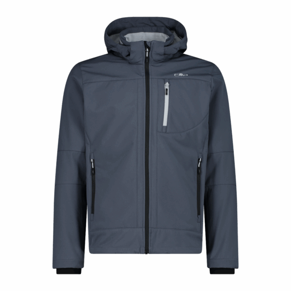 CMP MAN JACKET ZIP HOOD TITANIO-ALLUMINIO