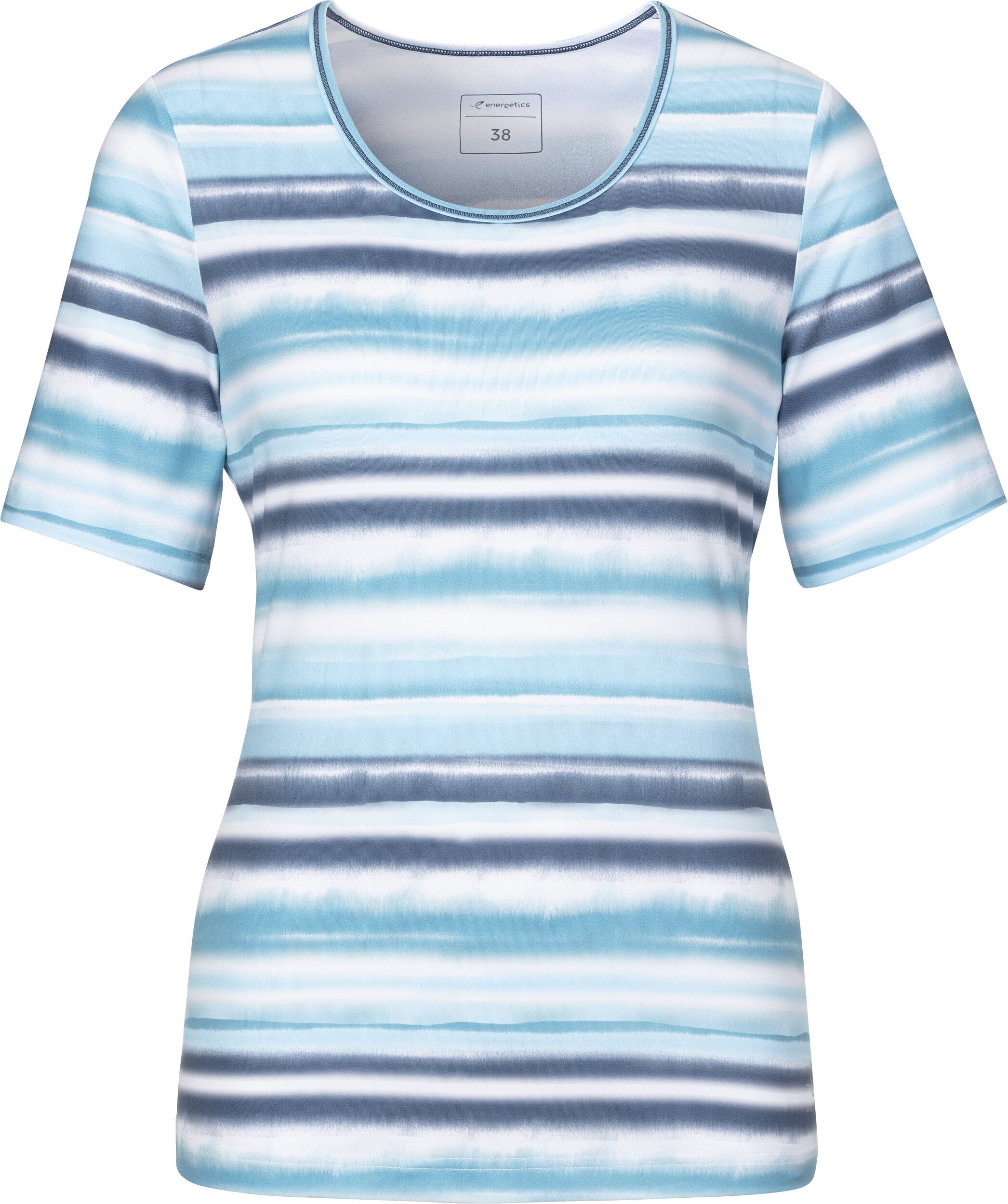 ENERGETICS Da.-T-Shirt Jella BLUE LIGHT/WHITE