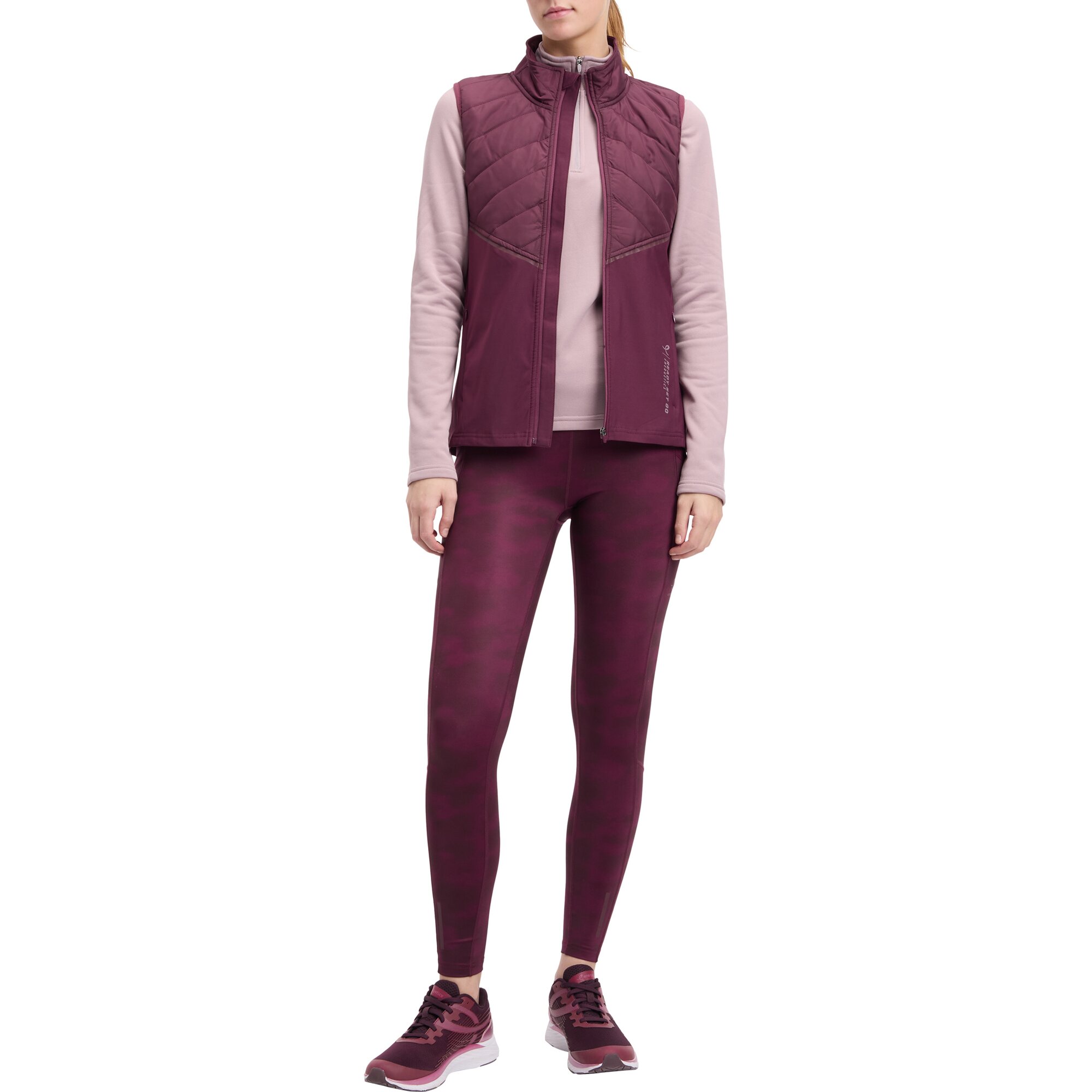 ENERGETICS Da.-Weste Baya VST W RED WINE/LILAC DARK – Bild 3